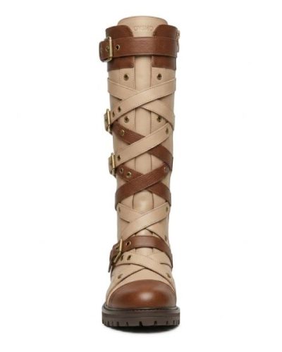 OYSHO BEIGE&BROWN STRAPPY